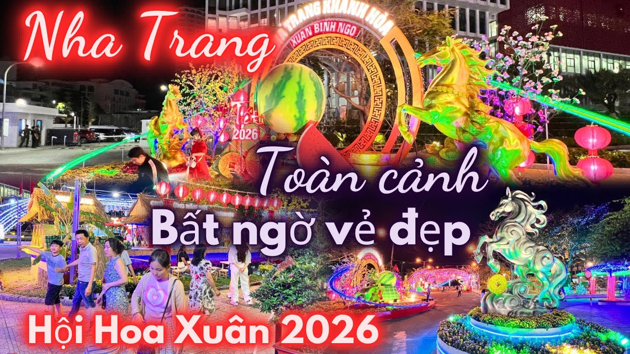 Dạo chơi hội hoa Xuân ,Tết Bính Ngọ 2026 tại Công Viên Yến Phi , Bất ngờ với thiết kế năm nay 