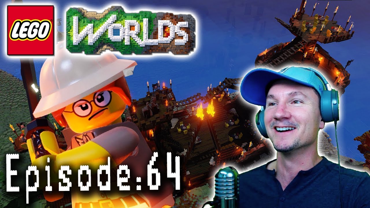 Давайте поиграем в Lego Worlds: Эпизод 64: Строим ресторан на пиратском корабле в Айвори-Сити!