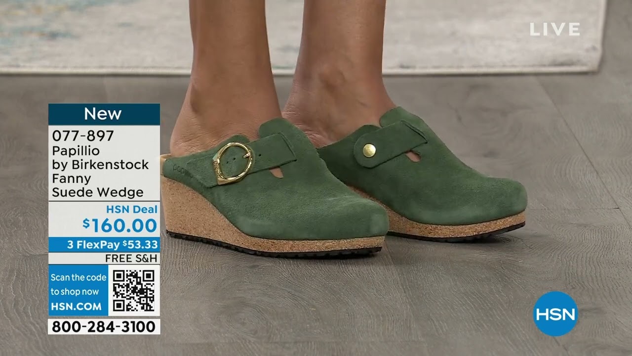 Papillio by Birkenstock Fanny Suede Wedge