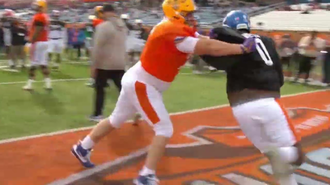 Kentucky DT Deone Walker Senior Bowl Highlights (Day 2)