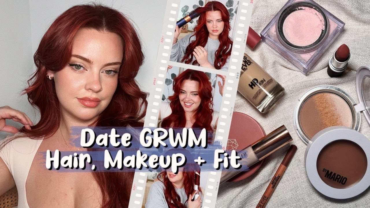 Первое свидание GRWM! Причёска, макияж и наряд | Джулия Адамс