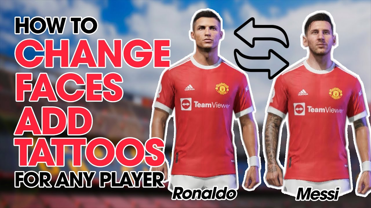 How to CHANGE FACES & ADD TATTOOS for any player / FIFA Cheat Table tutorials
