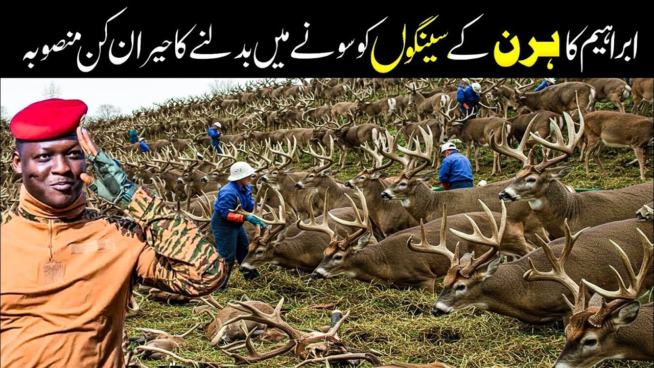 Millions Deer Farming in Africa for Antlers, Meat - Deer Antlers Processing in Factory