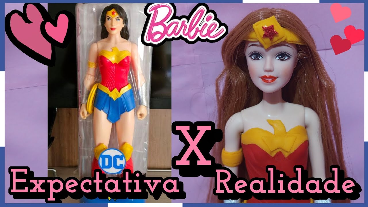 BARBIE MULHER MARAVILHA? COMPREI, NÃO EU FIZ 🤪