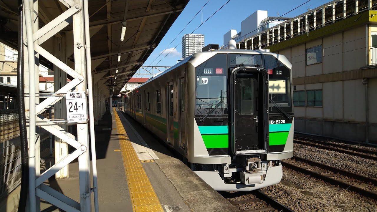 ほんろぅの鉄道動画③八高線の新車ＨＢーＥ２２０系に乗って高崎から倉賀野まで