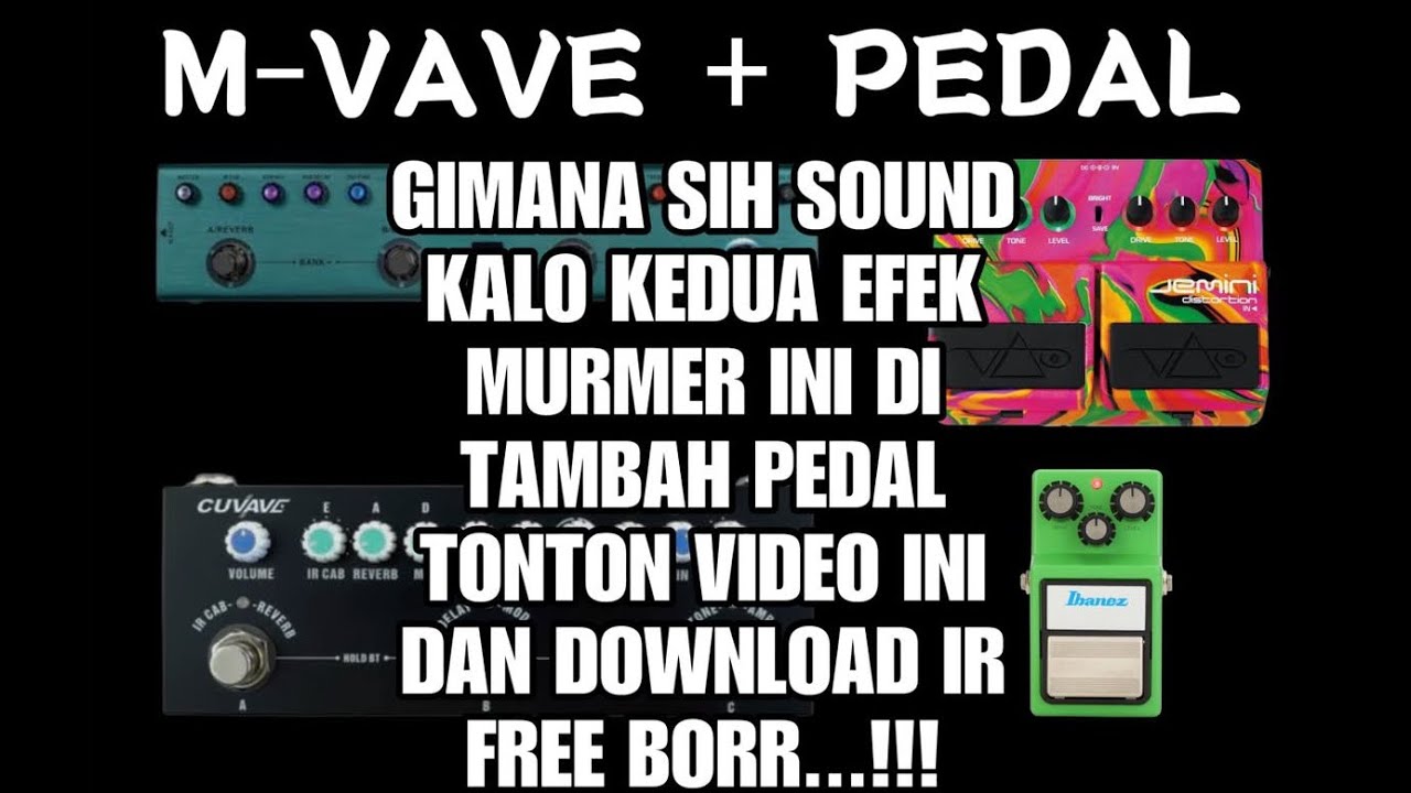 Cube Baby & Tank G + Pedal dan booster