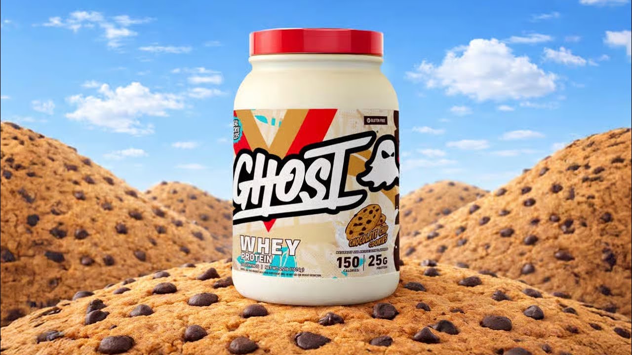 Ghost Chocolate Chip Cookies Protein