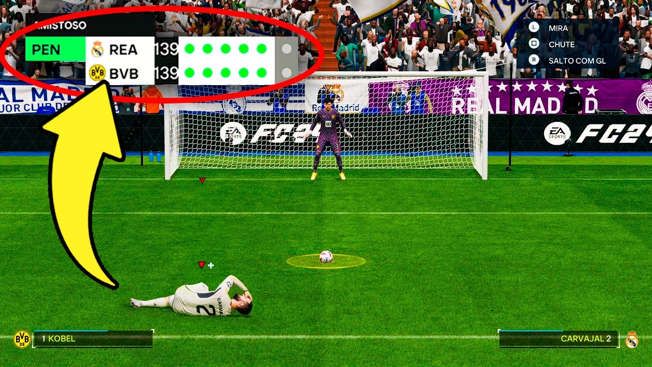 O que acontece se você marcar *MAIS DE 100 GOLS* em uma *DISPUTA DE PÊNALTIS* no EA FC?!