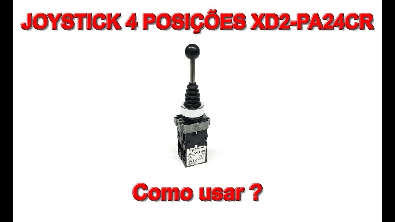 Como Usar o Joystick 4 Posições 4NA XD2-PA24CR