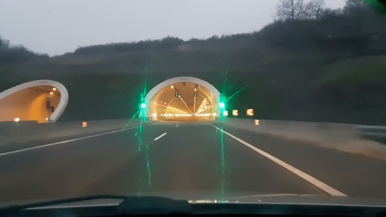Hungary M6 Highway Budapest to Pecs POV drive.