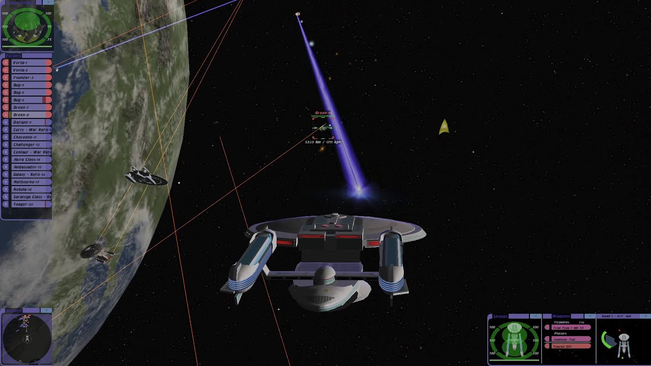 Star Trek Bridge Commander Remastered | Federation Fleet VS Dominion Fleet