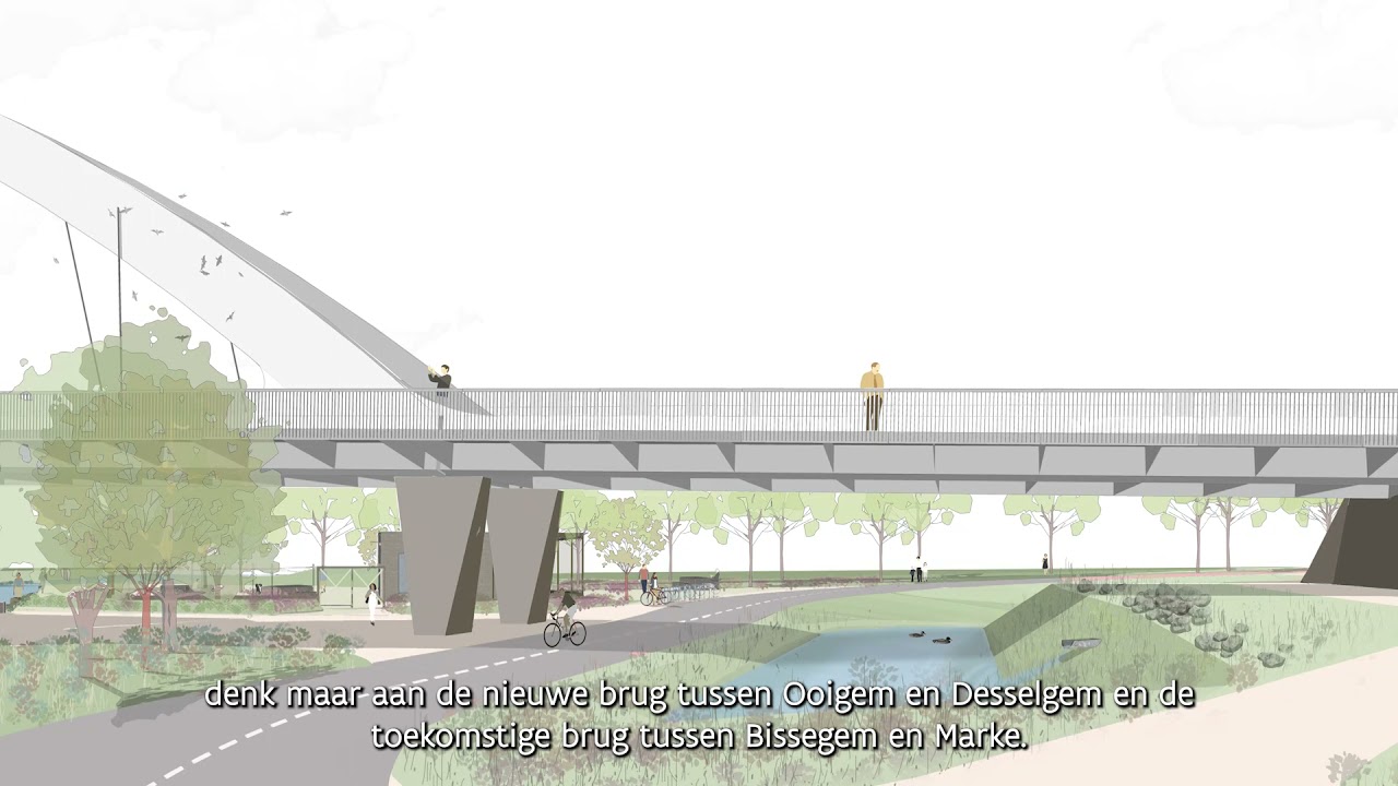 Nieuwe brug Wevelgem-Lauwe
