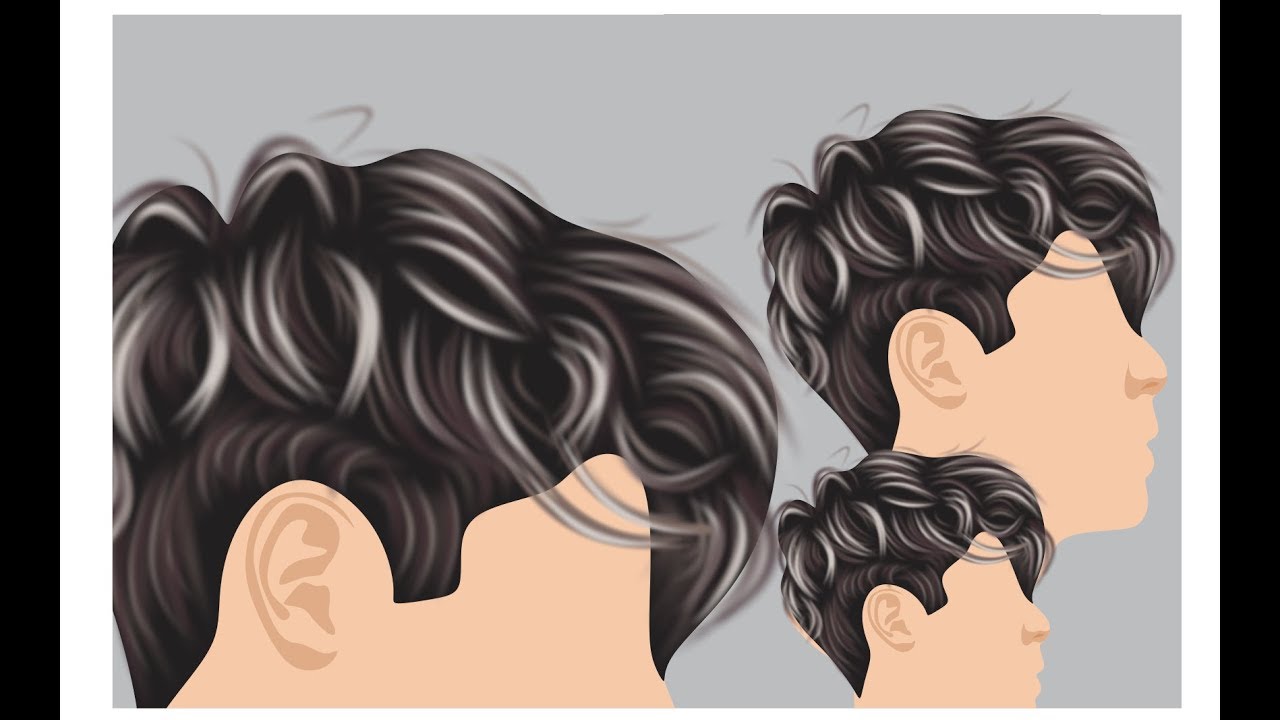 Como Fazer Fios de Cabelos Realistas no Corel Draw Tutorial Caricatura