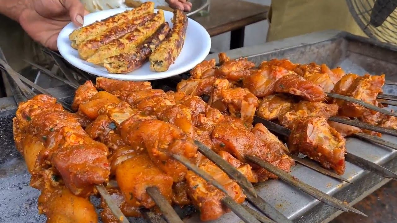 🇵🇰 PAKISTANI STREET FOOD, WALKING TOUR AROUND LAHORE 