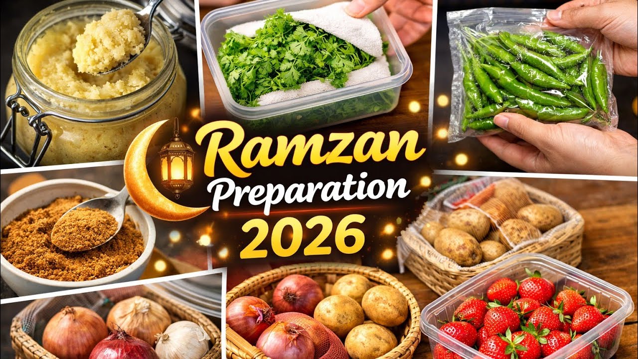 Ramadan Preparation 2026 | Ideas To Save Time In Ramzan | Smart Kitchen Tips & Storage Ideas