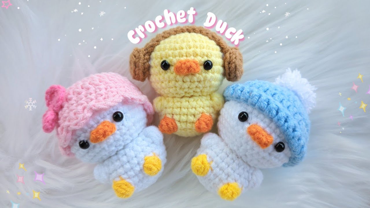 How to Crochet a Duck Part 1 / Easy amigurumi for beginners