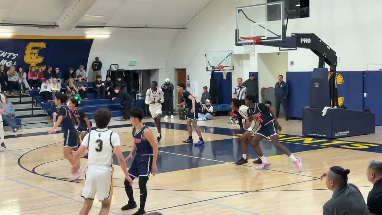 Crean Lutheran HS (Nick Giarusso) vs Cypress HS (Ryan Gov) 72-60 