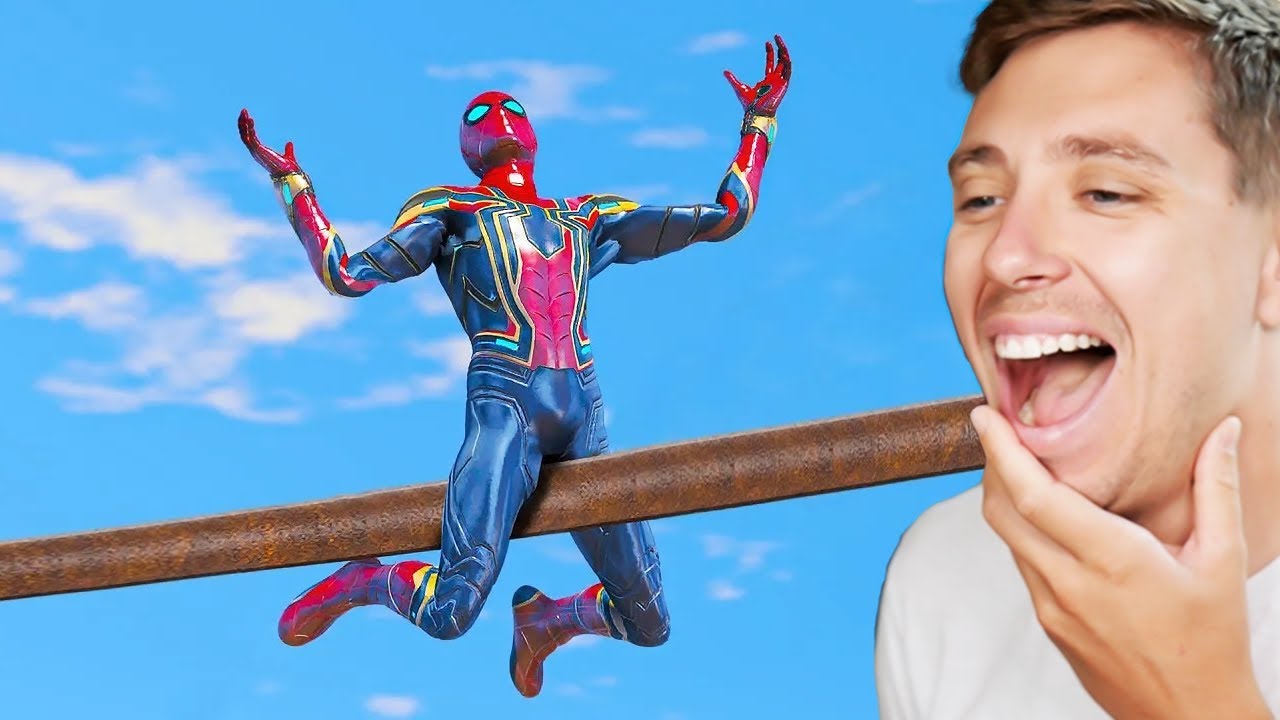 Reacting To HILARIOUS Spiderman Fails in GTA 5