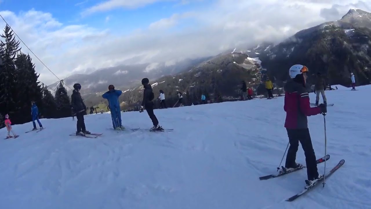 Flachau - Rote 8er bergstation to Achterjet talstation - Ski POV - 27/12/22