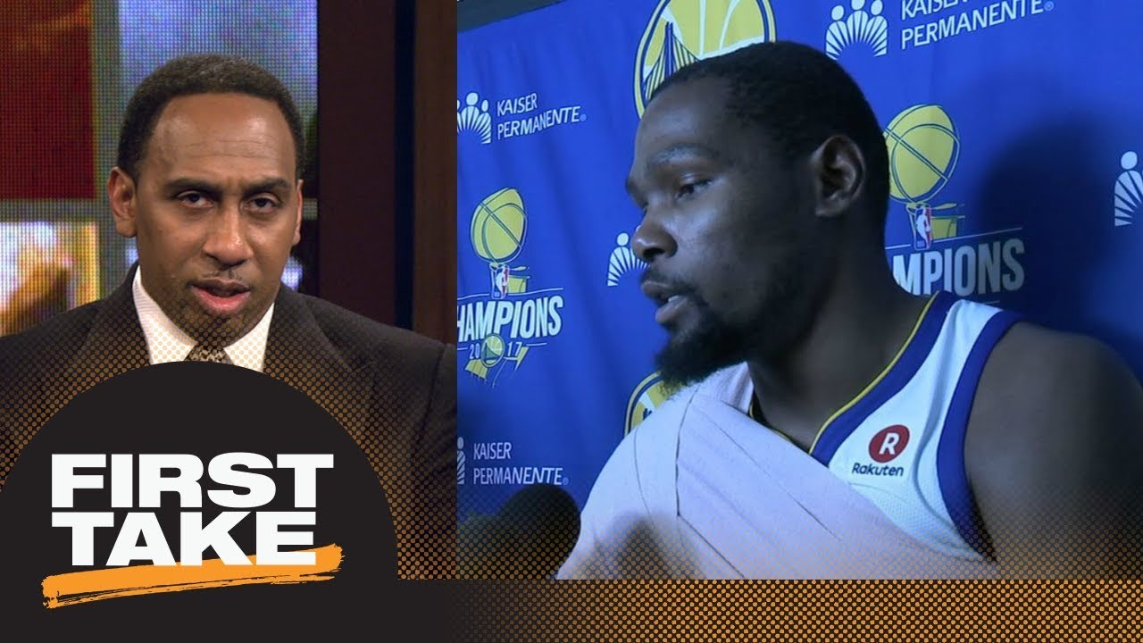Stephen A. goes off on Kevin Durant: I don't want to hear you miss Steph Curry | First Take | ESPN