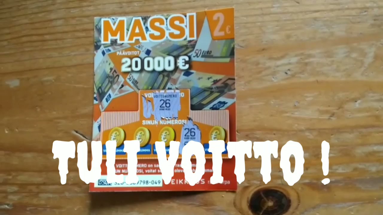 Massi-arvasta mahtava voitto☺