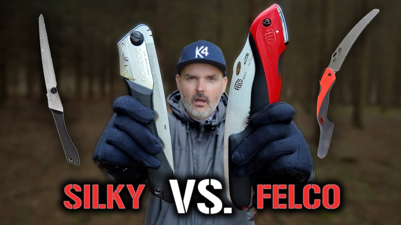 S&auml;geduell:  Felco 640 oder Silky Gomboy im Test f&uuml;r Survival, Bushcraft und Camping