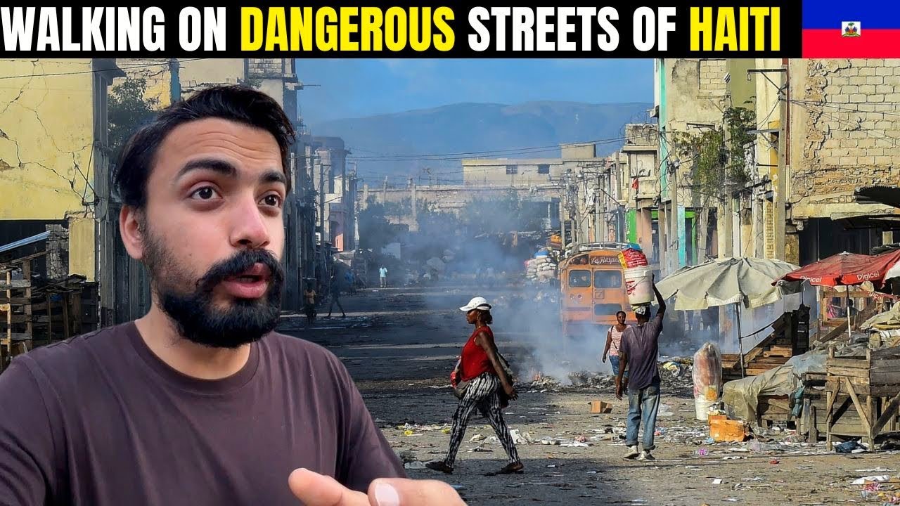 Walking on DANGEROUS STREETS of HAITI 😰😰
