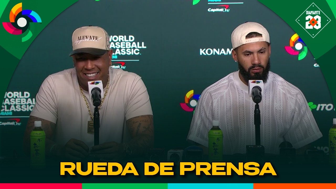 VENEZUELA Rueda de prensa Salvador Pérez y Gleyber Torres reaccionan al juego ante RD | DIAMANTE 23