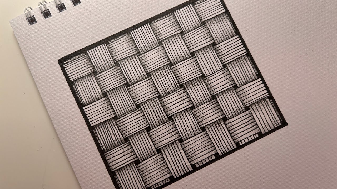 How to Draw a Weave Pattern (Step-by-Step)