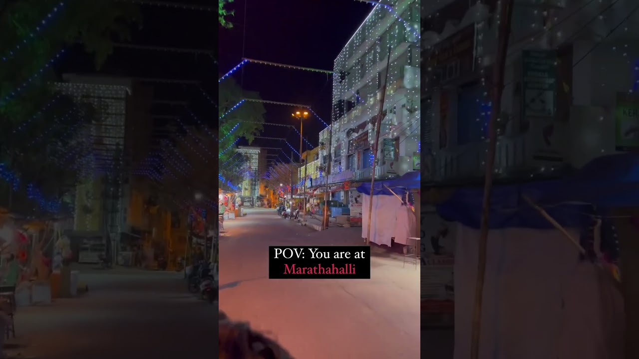 Marathahalli Bengaluru | #travelmining #bangalore #viralvideo #marathalli