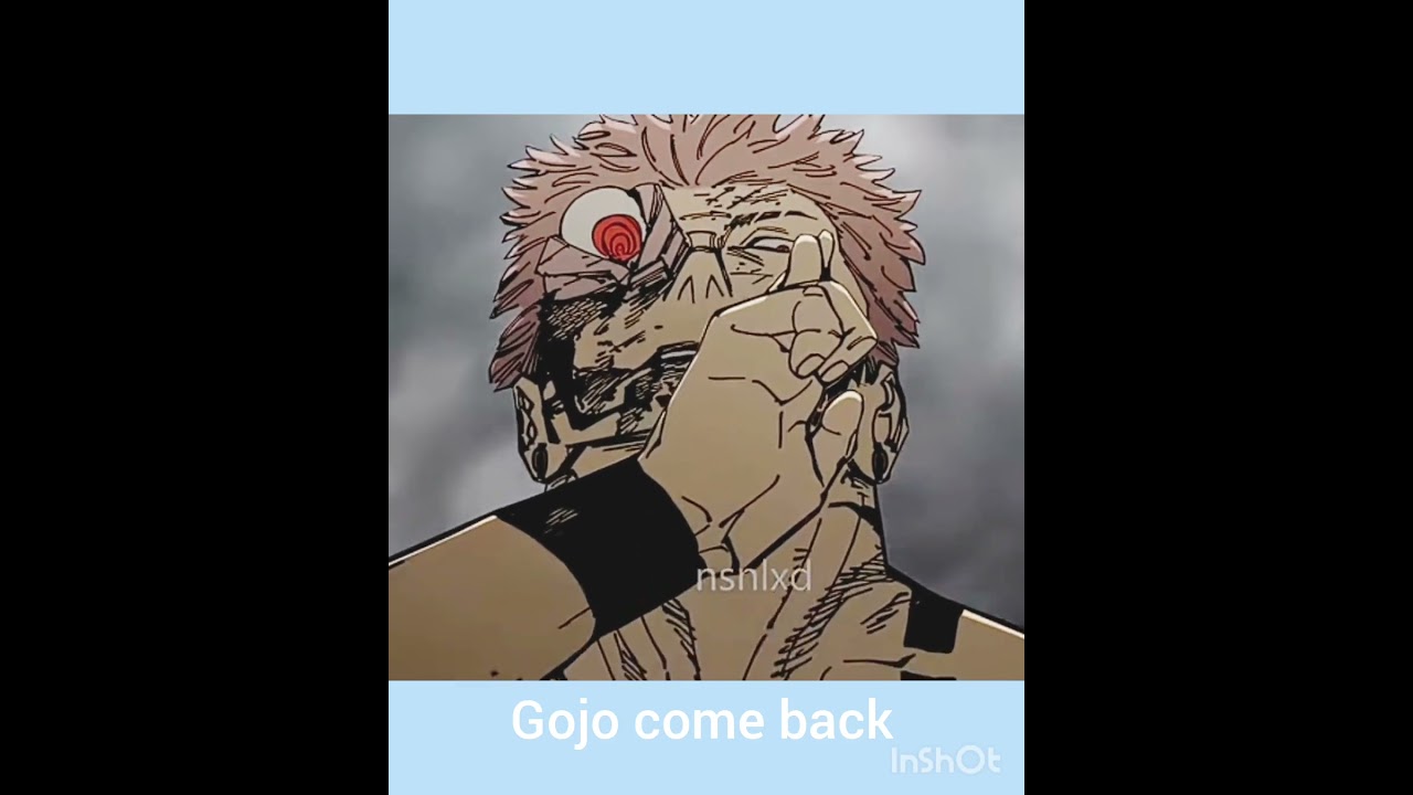gojo come bake #anime #jjk #shorts
