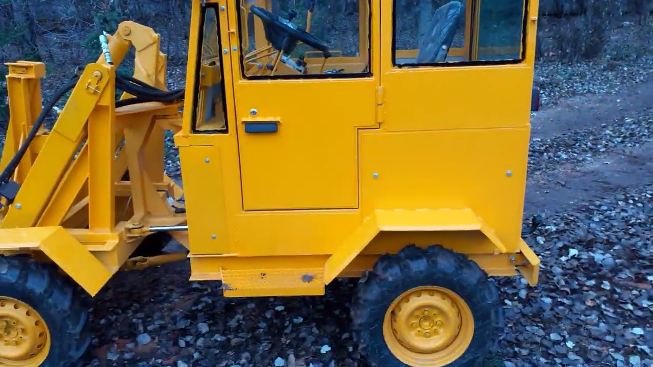 Часть 12. Мини погрузчик с тёплой кабиной. 8-965-621-1067.