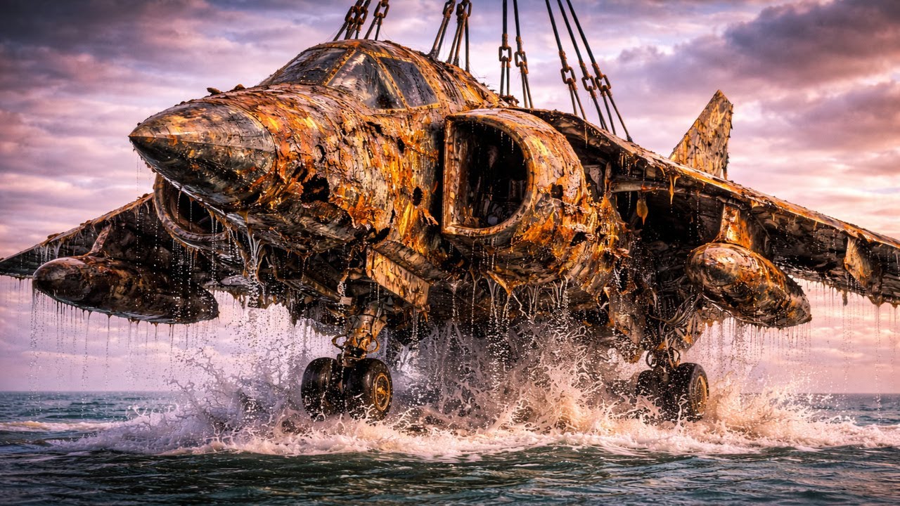 IMPOSSIBLE Restoration — AMERICAN Harrier Jump Jet 45 Years Seabed to Vertical Legend