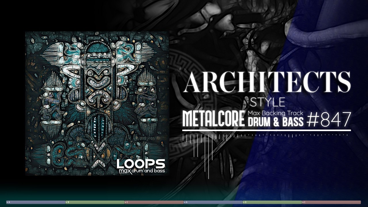 Metalcore Backing Track / Drum And Bass / Architects Style / 90 bpm Jam in C# Minor