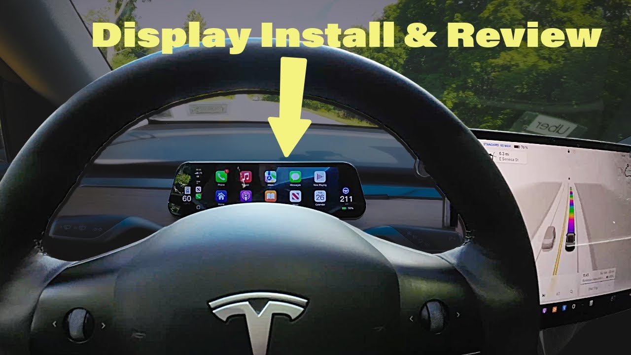 How to Install Tlyard T9 Display in a Tesla