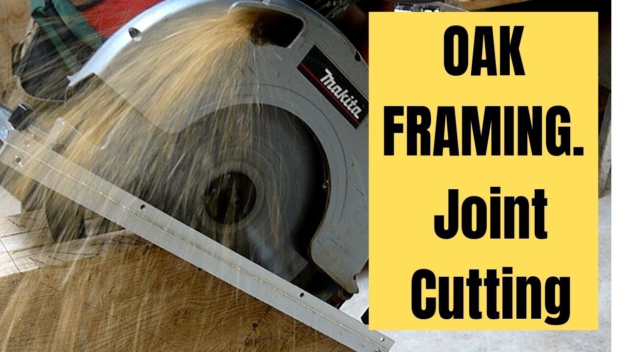 Oak Framing Joint Cutting