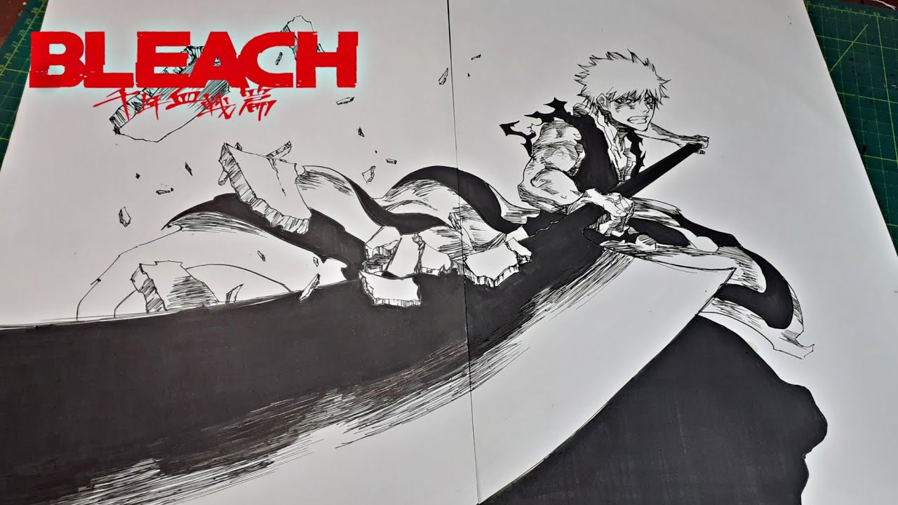 🍓 Drawing a WHOLE MANGA CHAPTER 684: The Blade | BLEACH | Speed Drawing | TYBW | 1K+ subs special 🍓