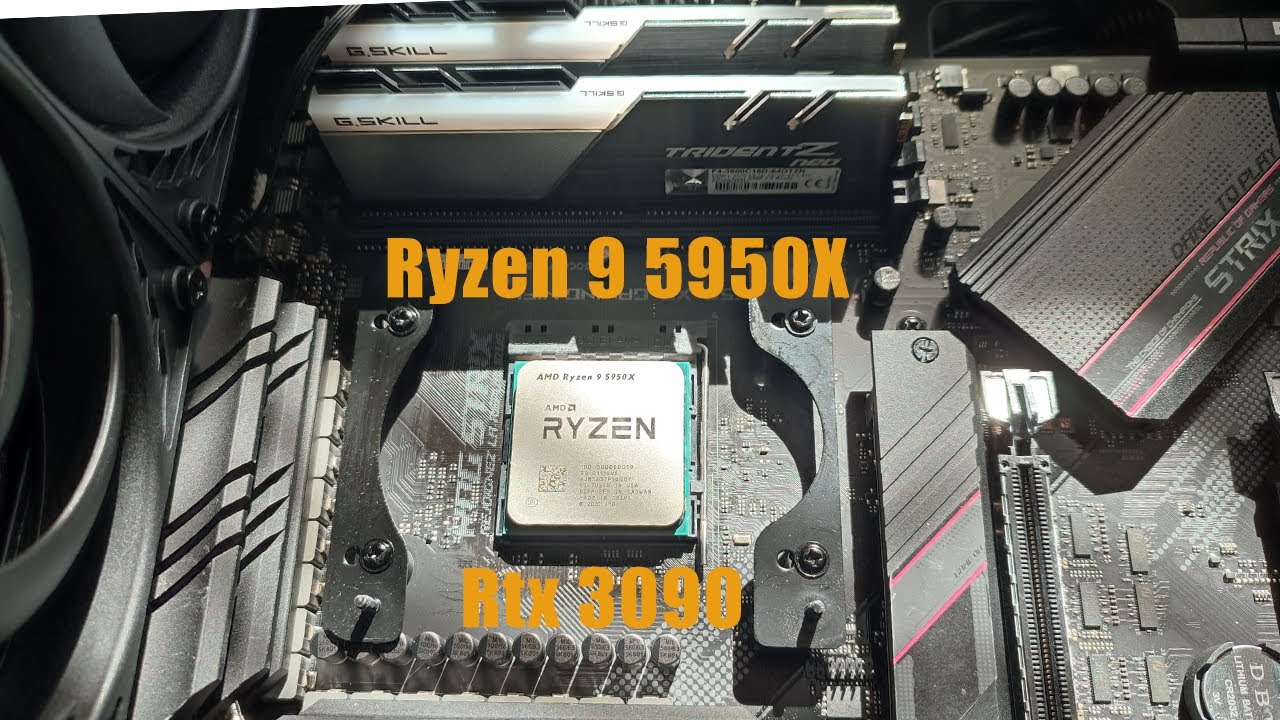 Топовый универсальный системный блок? Разгон + тестирование Ryzen 9 5950X+Rtx 3090 синтетике и играх