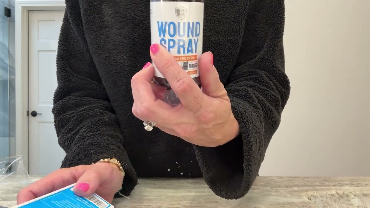 Cat Wound Care Spray- favorite part of this!