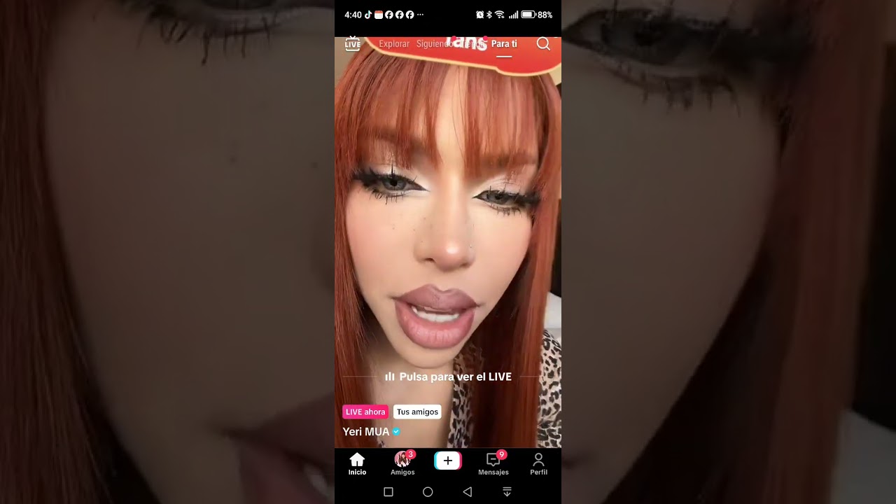 Live de yeri MUA en tiktok 11/11/2025