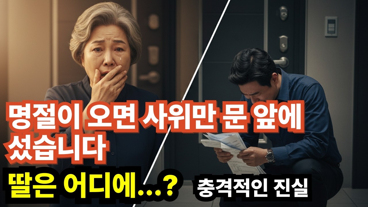 명절이 오면 사위만 문 앞에 섰습니다...그 이유를 들은 날, 밤새 불이 꺼지지 않았습니다.