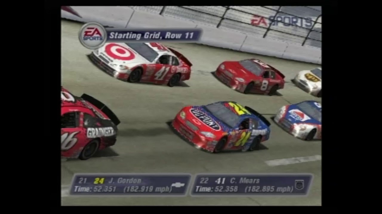 NASCAR Thunder 2004 PS2 Demo - PS2 Kiosk 2-12 (Spring 2004) (Gameplay)