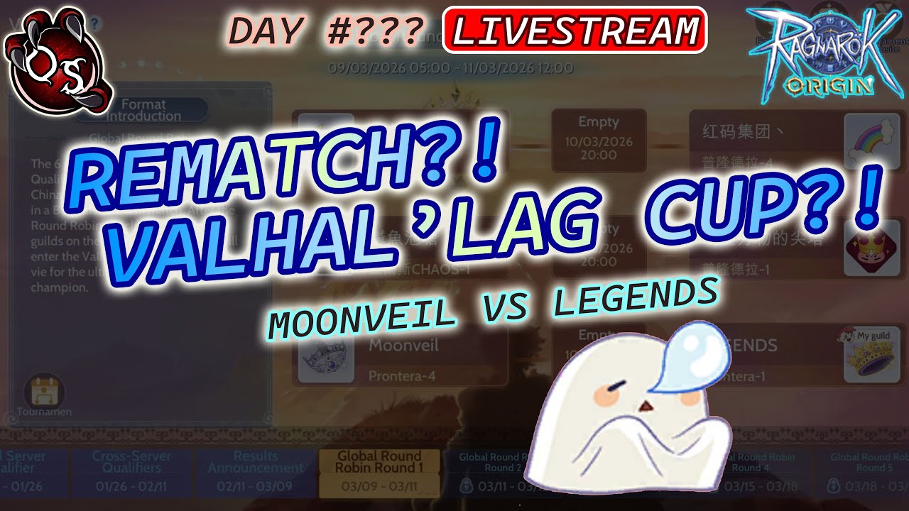 VALHAL'LAG CUP REMATCH! MOONVEIL VS LEGENDS! CRAZYDOLL - RAGNAROK ORIGIN WORLD CUP - LIVE