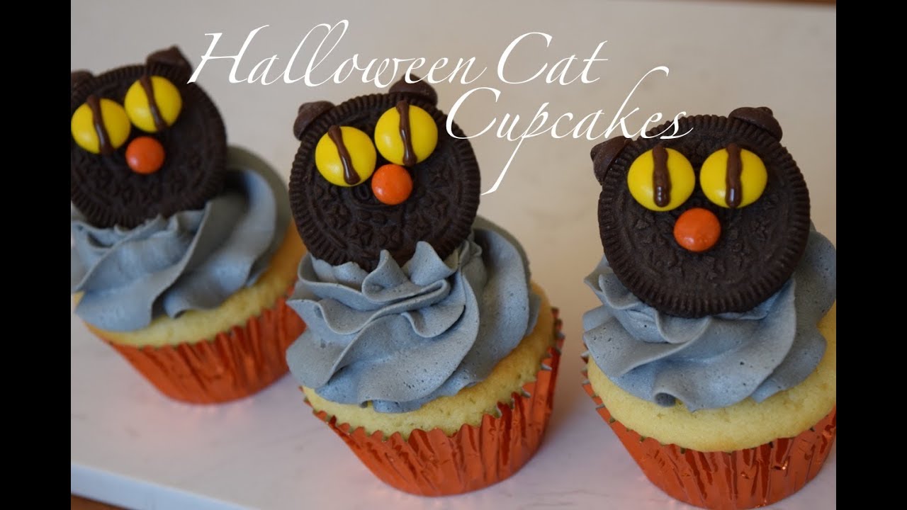 Halloween Cat Cupcakes | Halloween | Sundaebake