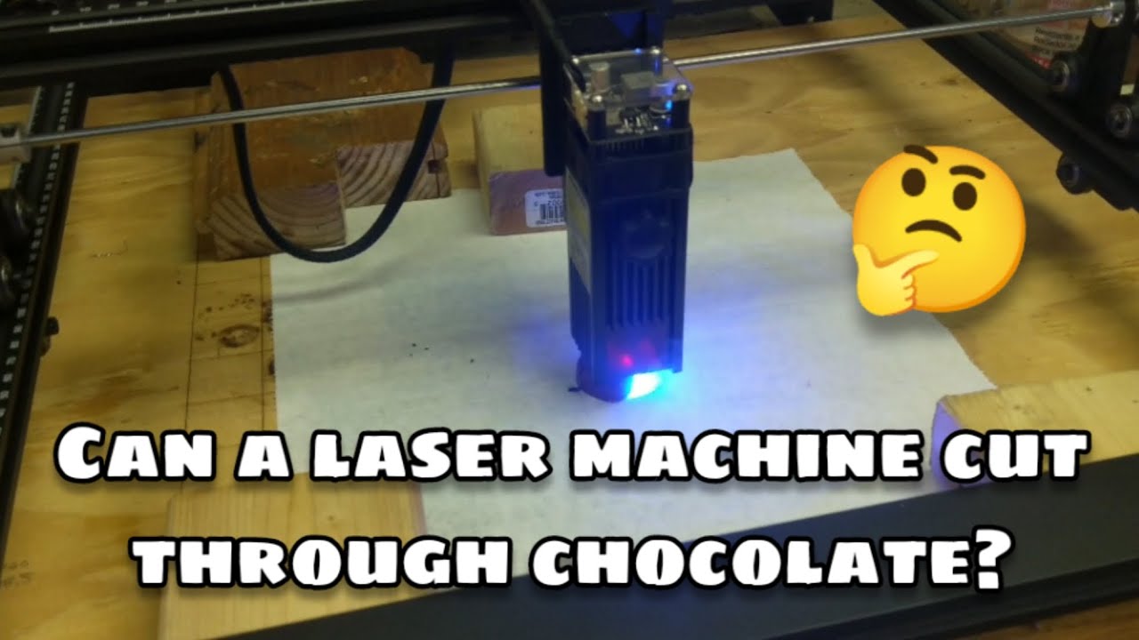 Can a laser machine cut through chocolate? Let's find out!