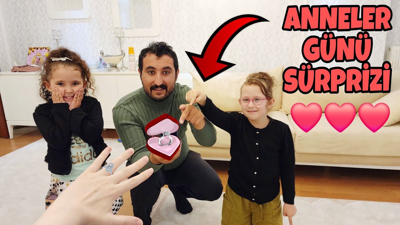 BAHAR BANU ALYA VE BABASINDAN ANNELER G&Uuml;N&Uuml; S&Uuml;RPRİZİ !!! جابت بيبي - جنى مقداد | طيور الجنة