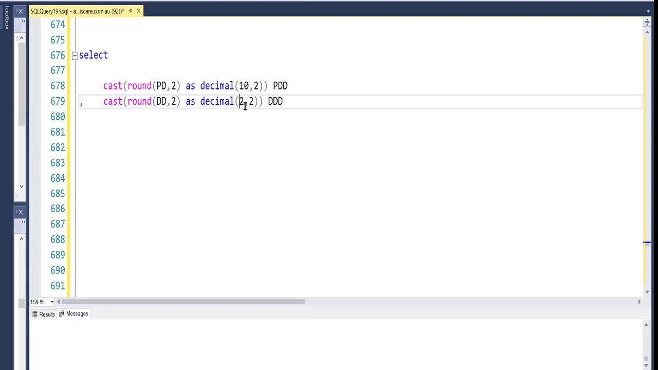 Arithmetic overflow error converting float to data type numeric.