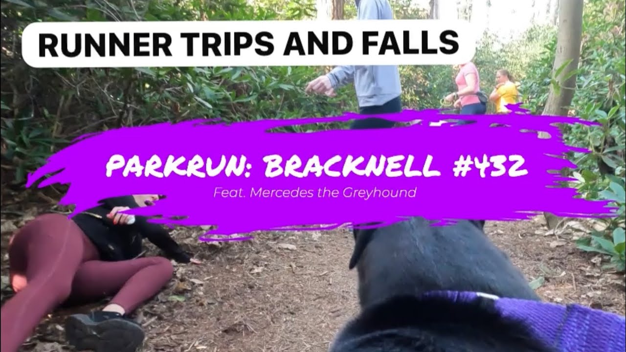 Parkrun Bracknell #432 - 12th April 2025 (Course video with greyhound)