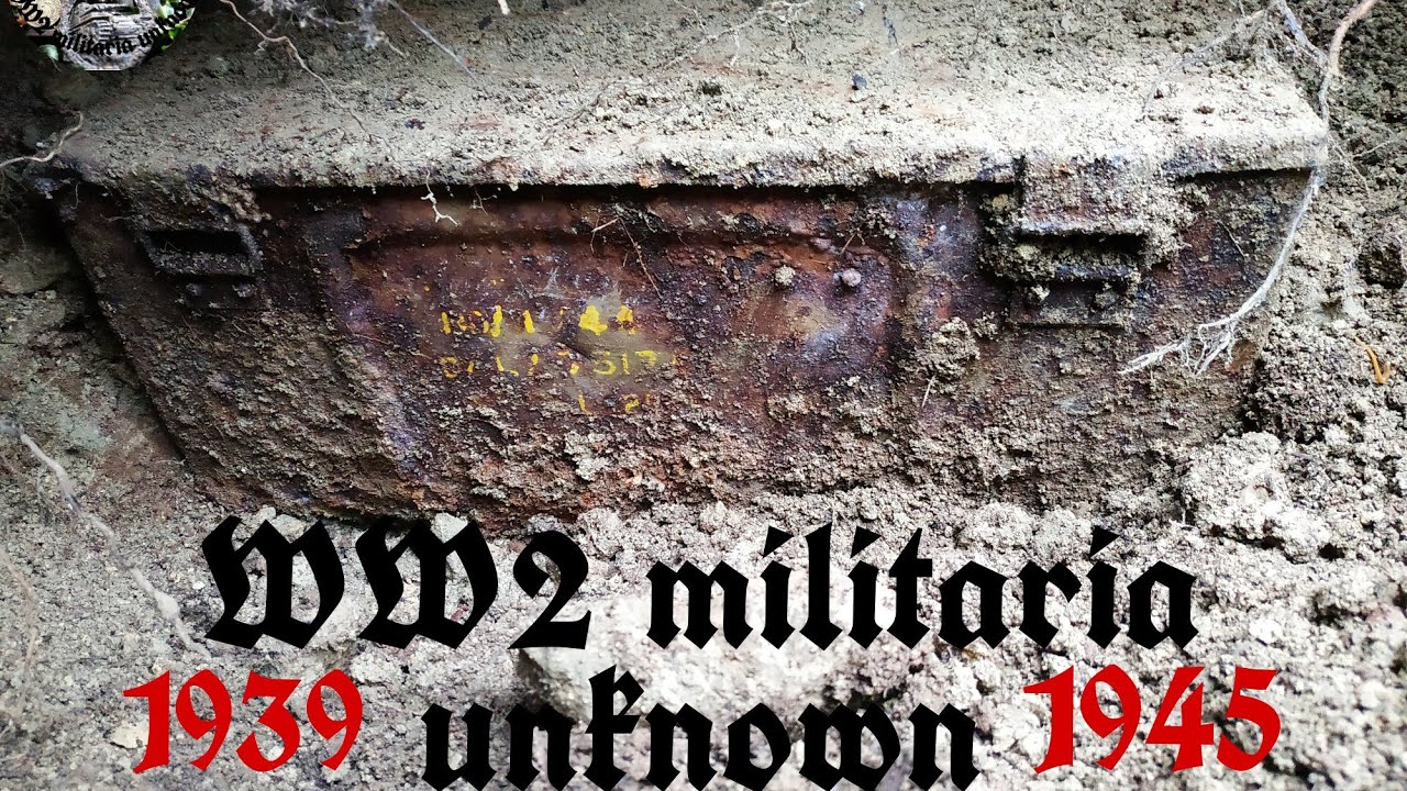 Ww2 militaria détection en Normandie : Caisses britannique jamais ouvertes depuis 70 ans !