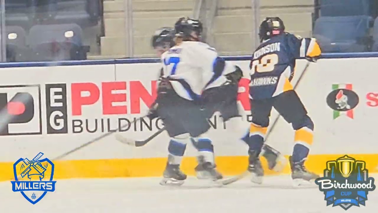 Day 3 The Steinbach Millers are playing in the Birchwood Cup Gold Medal Game. #finalists #bauer 